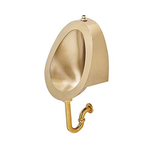 OTQEFTN Universal Flushing Type High-Efficiency Urinal, Stainless Steel Wall-Mounted Automatic Sensor Toilet Urinal, Bathroom and Public Toilet Urinal with Flush Valve, Deodorant