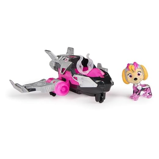 Paw Patrol, Jet di Skye Tematizzato Super Film, con Luci e Suoni, Giochi Bambini e Bambine, 3+ Anni