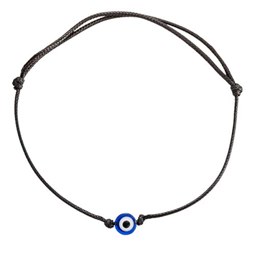kelistom Evil Eye Anklet Bracelet for Women Men Handmade Simple String Waterproof Ankle Bracelets for Women Minimalist Jewelry Adjustable