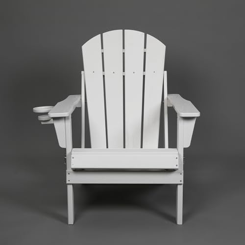 Chaise pliante Adirondack résistante aux intempéries texture bois - 2