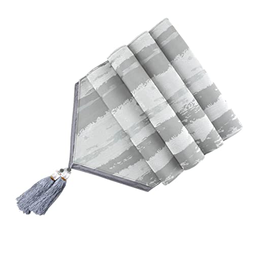 Chemin de table moderne protégeant votre nappe avec son coton tissé