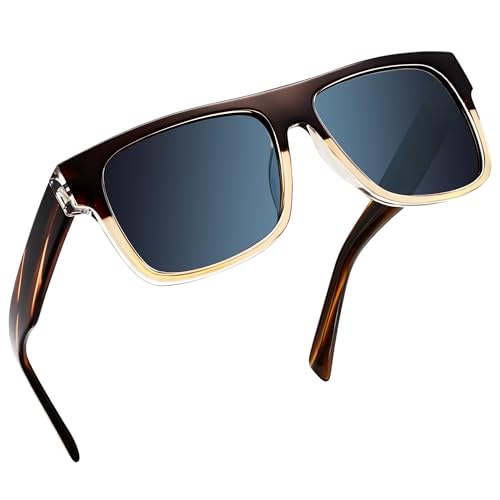 Image of Joopin Polarized Sunglasses Men Women UV400 Protection, Big Chunky Square Sun Glasses, Designer Shades Retro Sunnies Driving
