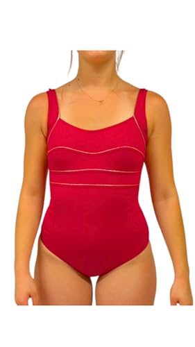 Maillot de bain une pièce galbant rouge Haute Pression pour sublimer la silhouette 40