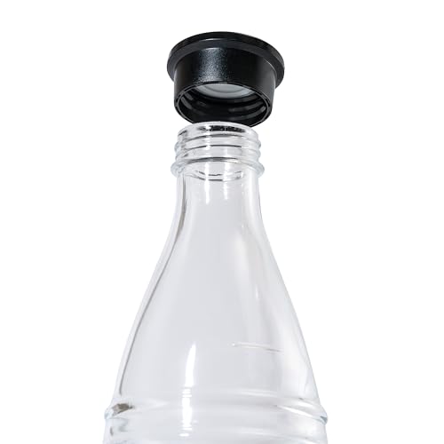 Glass Carbonating Bottle fits SodaStream Aqua Fizz, Crystal, and Penguin Sparkling Water Machines, Not for Plastic Bottle Machines