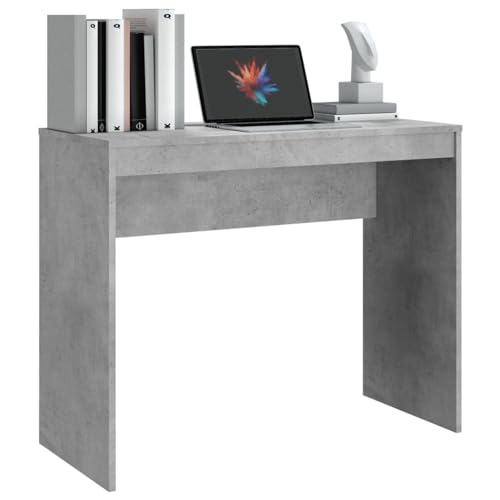 Gecheer Desk concrete grey 90x40x72 cm wood material office furniture Model800382