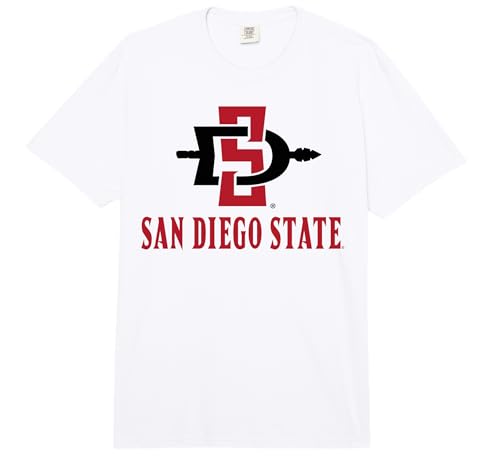 San Diego State Aztecs Sportsmanship White Comfort Colors Adult Heavyweight T-shirt
