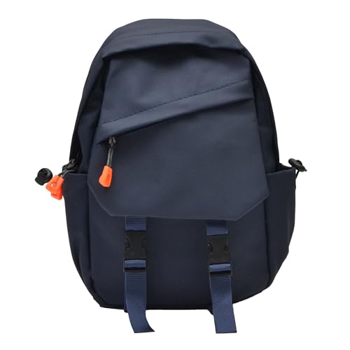 Nupouch Venture Schultertasche für Damen und Herren, mit Reißverschlusstaschen, 29,5 x 24,1 x 8,9 cm, Marineblau