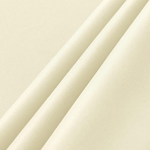 Image of sancua 6 Pack Beige Tablecloth 60 x 102 Inch, Rectangle Table Cloth for 6 Feet Tables - Stain and Wrinkle Resistant Washable Polyester Table Cover for Dining Tables, Buffet Parties and Camping