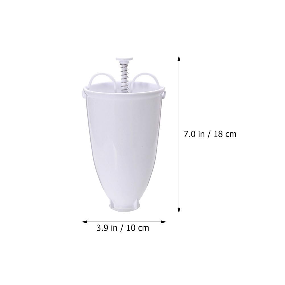 Hemoton 2Pcs Plastic Doughnut Machine Mold One Hand Donut Maker Manual Donut Maker Biscuit Donut Maker Donut-Depositor Made Waffle Dispenser Donut Kitchen Pastry Making Bake Ware DIY Baking Tool