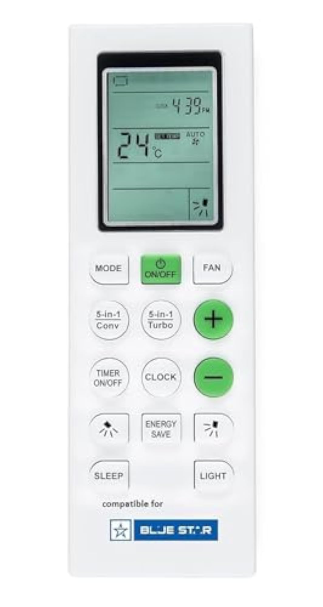 Compatible for Star Window/Split AC Remote