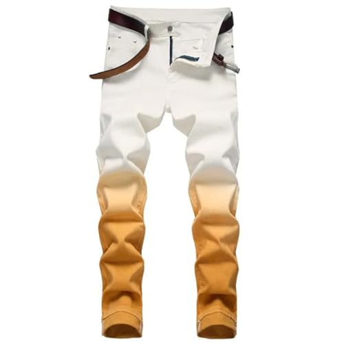 Mens Cotton Jeans Men Elastic Slim Skinny Jeans Casual Hip Hop Denim Pants4