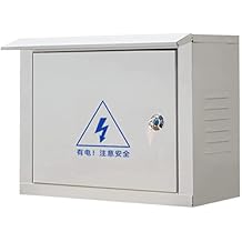 Distribution Box,Weatherproof Metal Junction Box Ip67, Lockable Dust-Proof Electrical Enclosure, Wall-Mounted For Indoor/Outdoor Use, 400X300X180Mm, Durable And Versatile,A Color-600*500*180mm