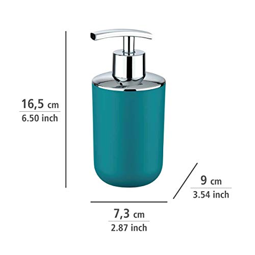 Wenko-Dosificador-de-jabon-Brasil-Petrol-9-x-73-x-165-cm