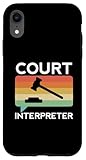 Gerichtsdolmetscher Sprachübersetzung Student Oral Medical Hülle für iPhone XR
