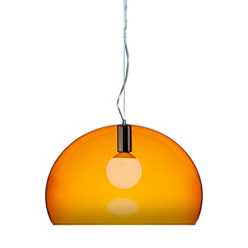 Kartell 9030 K1 FL/Y lampada, arancione trasparente, Default, E27