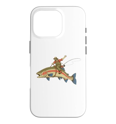 Trout Rodeo! Fly Fisherman Rainbow Trout �X�}�z�P�[�X iPhone 16 Pro �p