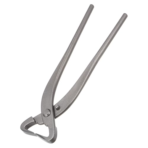 M METERXITY Strumento per Bonsai - Spaccalegna Acciaio Carbonio Alta Resistenza 8,3 Pollici, Strumenti Giardinaggio per Piante Bonsai, Utilizzabile per Piega/Ramificazione (210mm, Grigio)
