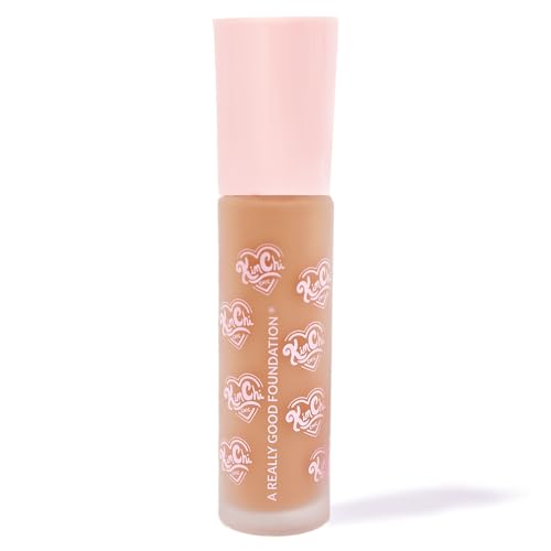 KimChi Chic A Really Good Foundation | Medium to Full Coverage Makeup | Long-Lasting, Lightweight Formula | Vegan & Cruelty-Free, 1.0 fl. oz, 111M Light/Medium + Cool Undertones - Thumbnail 5
