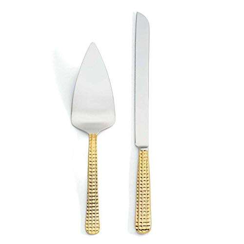 Michael Wainwright Manhattan Gold Cake Knife & Server Set