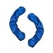 Klmnop Ice Skate Blade Cover, Waterproof Oxford Cloth Skate Guards Skate Cover for Ice Skates, Figure Skates and Hockey Skates Suitable for Kids Youth Adult(DarkBlue,M)