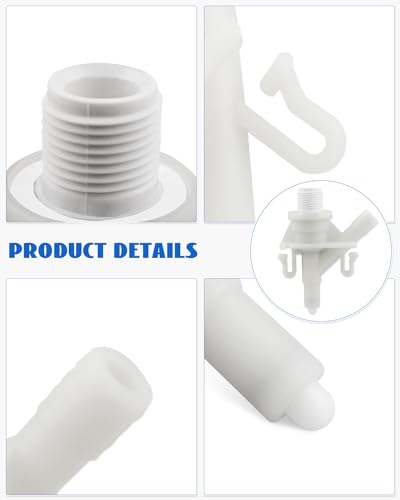 Image of RV Toilet Valve 385311641, RV Toilet Ball Seal 385311658, RV Toilet Marine Toilet Camper Toilet Water Valve Replacement Kit Fit for Sealand and Dometic Toilets Series 300 310 320, 2PCS