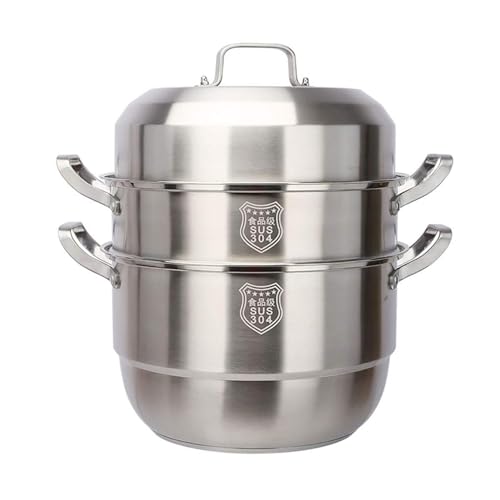 ステンレス製ストック3層蒸し器/スープ業務用/家庭用304ステンレス蒸し器