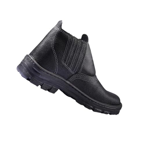 Bota Botina Epi Calçado Unissex Couro Segurança P/trabalho Monodensidade CA (39)