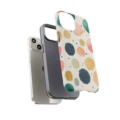 Coque rigide mate iPhone 14 au design abstrait haute finition