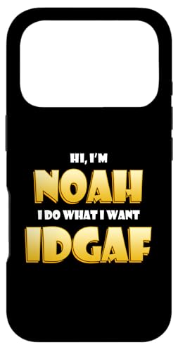 Noah Costume IDGAF Funny Meme Halloween Costume For Noahs �X�}�z�P�[�X iPhone 17 Pro �p