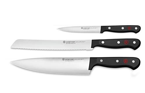 Comparison: Best 3 Piece Chef Knife Set 10 WÜSTHOF Gourmet 3-Piece Chef's Knife Set, Black