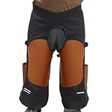 Farrier Work Apron - Adjustable Heavy Duty Protection, Welding Safety Apron With Tool Pockets, Thick Leather Protective Material, Professional Body Shield For Mechanic Machinist Carpenter Firefighter