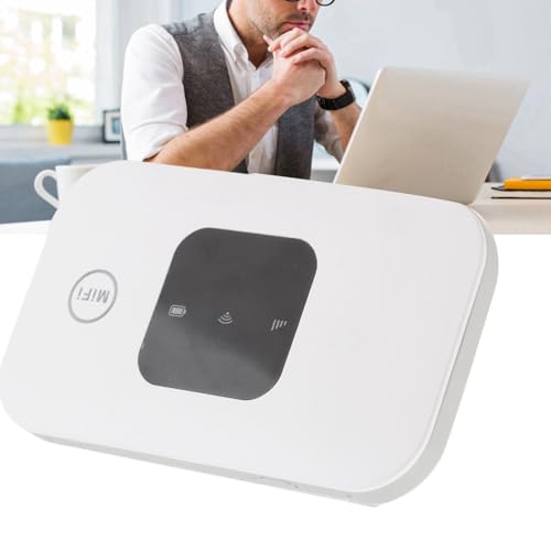 Image of Portable WiFi Hotspot, 4G LTE USB Portable Supports 10 Devices 2100mAh Battery Lightweight Travel Router, WiFi Router with SIM Card Slot for Tablet Laptop Travel Business