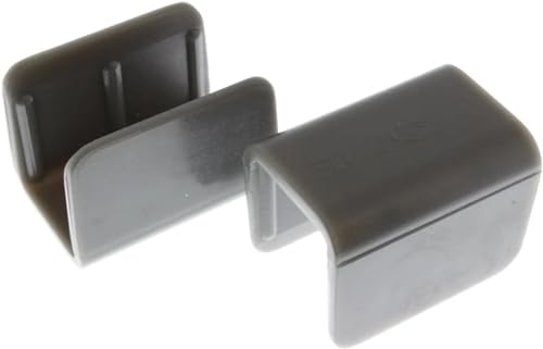Terricraft's Original Bimini Boat Clip - Clips for Boat Rails or T-Tops - Holds Towels or Clothes for Drying, Privacy, and Convenience - Bimini Top Accessories for Boaters (Grey Square 1")