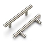 Finest Homes 14 Pack | Brushed Nickel Cabinet Pulls – 5″ Length 3″ Hole Center, Stainless Steel Handles for Home & Kitchen Drawer Pulls, Cabinet Handle/Cabinet Doors, Elegant Kitchen Hardware.