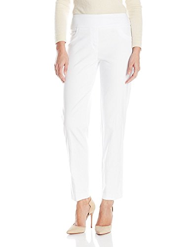 Ruby Rd. Womens Womens Mid-Rise Pull-on Straight Solar Millenium Tech Pant