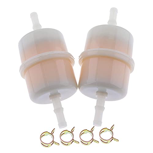 Dvparts 4X 1/4" Id Fuel Filter 15 Micron 24 050 13-S 2405013-S 24-050-13-S 24-050-05-S For Kohler Ch20S - Ch25S, Ch670S Ch730S - Ch750S Lh640S Lh685S Lh690S Lh750S Lh755S, Sv720S To Sv740S #TOP2