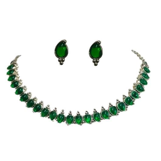 See full amazon price history chart for THE OPAL FACTORY Garba Navratri Jewellery Sets for Women German Silver Green Leaf Desing Oxi Choker Necklace Set Oxidised Necklace for Women & Girls. THE OPAL FACTORY Garba Navratri Jewellery Sets for Women German Silver Green Leaf Desing Oxi Choker Necklace Set Oxidised Necklace for Women & Girls. (B0CX99J2DT) Amazon Price History, Amazon Price Tracker