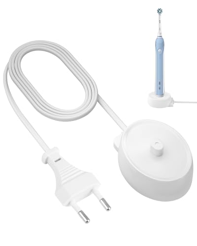 Cargador de cepillo de dientes eléctrico B para Braun Modelo 3757, reemplazo Pro 3/Pro 2/Pro 1, Pro 600 700 1000 2000 2900 3000 3900, Vitality Genius Smart IO Series 6 impermeable carga de viaje