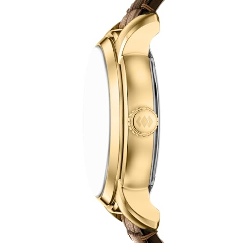 Image of Fossil Heritage Brown Automatic Leather Watch ME3279