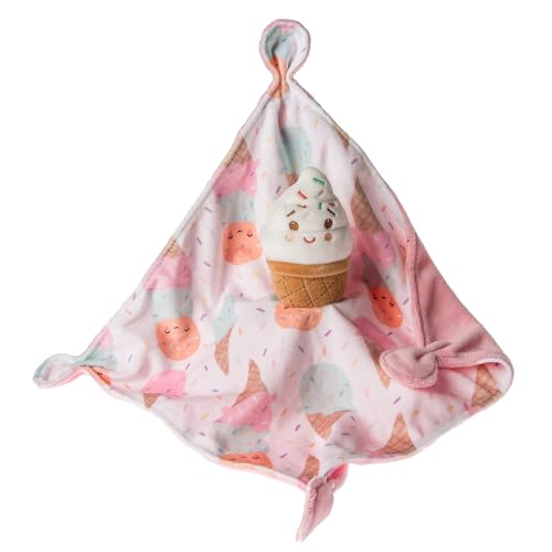 Image of Mary Meyer Sweet Soothie Lovey Security Blanket, 10 x 10-inches, Ice Cream