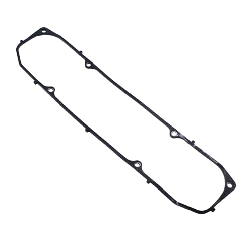 Image of 1 Pair 3 /16 inch Black Rubber Valve Cover Gaskets Steel Core Insert Compatible with Big Block Mopar BBM 361 383 400 426 440 engines