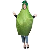 DSplay adult fruit costume honeydew melon & passion & kiwi fruit & guava costumes (pear)