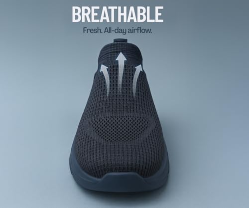 Image of Kraasa ProRider Running Shoes for Men | Walking & Gym Shoes with Max Cushion Technology | Lace Up Sneakers for Men