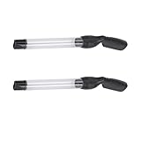 Syengery 2 Stück Insektensauger Fliegen Sauger Mit Verlängerbarem Saugrohr, Spinnenfänger Mit LED Licht, Insektensauger Mit Langem Griff Für Spinnen, Insekten, Wespen, Motten