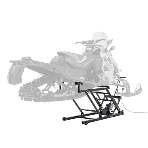 Black Ice Air & Hydraulic Snowmobile Lift, 750 lb Cap, 32.5" H, Steel