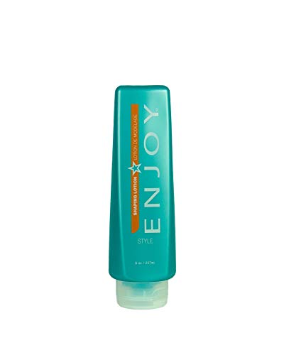 Enjoy Shaping Lotion 8 Oz 237 mL | Styles and Defines Curls | Color Safe | Flexible Hold