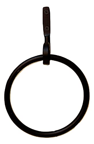 Iron Towel Ring - Solid Kitchen & Bath Holder Amish Blacksmith Hand Wrought In Lancaster Pennsylvania Usa #TOP4