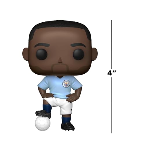 Funko POP! Football: Manchester City - Raheem Sterling - Manchester City FC - Collectable Vinyl Figure - Gift Idea - Official Merchandise - Toys for Kids & Adults - Sports Fans