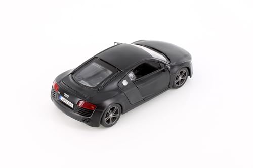 Audi R8 Hard Top, Negro Mate - Modelo a Escala 1:24 miniatura 5