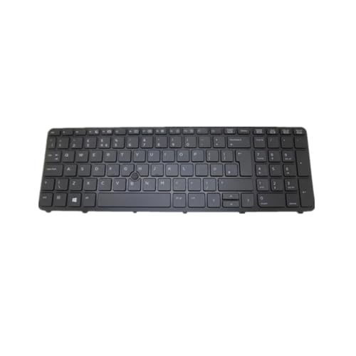 Clavier pour Ordinateur Portable HP 215 G1 Noir Layout UK English